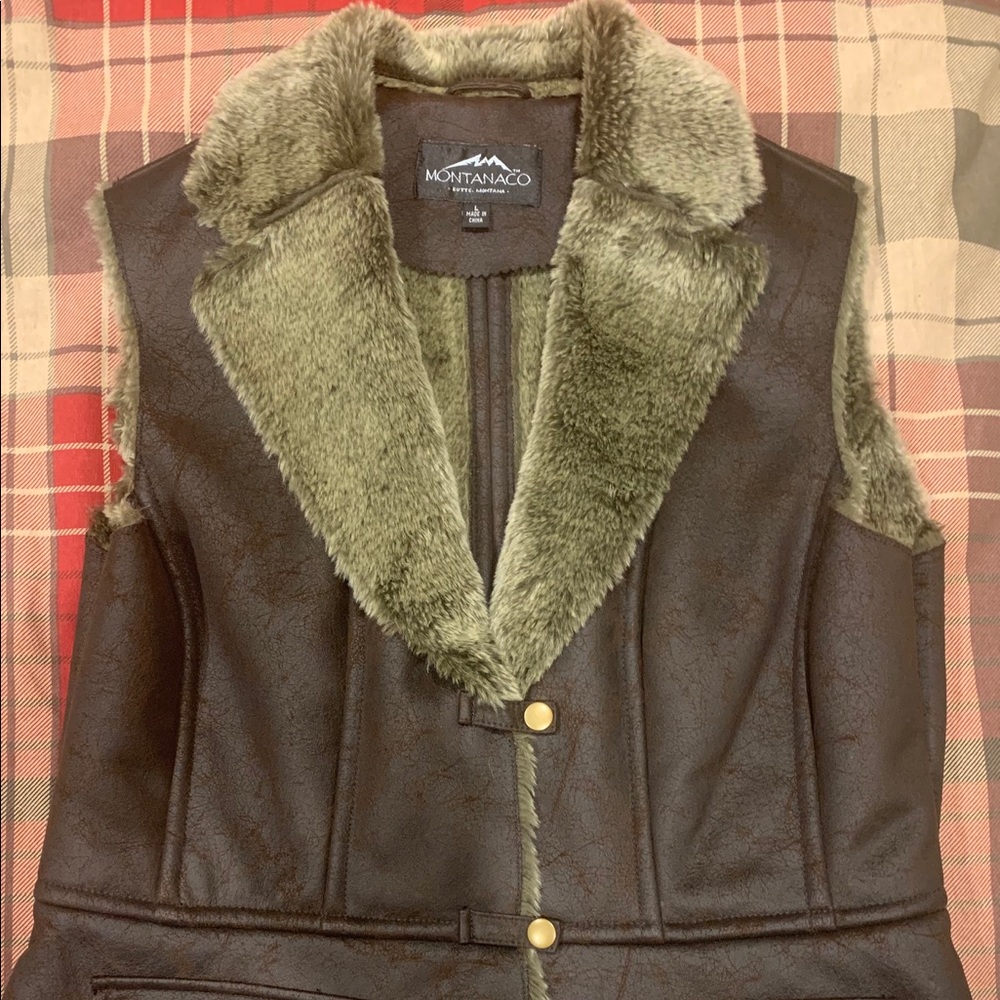 Faux Fur-lined Vest
